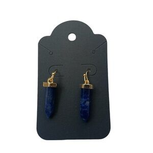 New! Sodalite Crystal Chakra Earrings